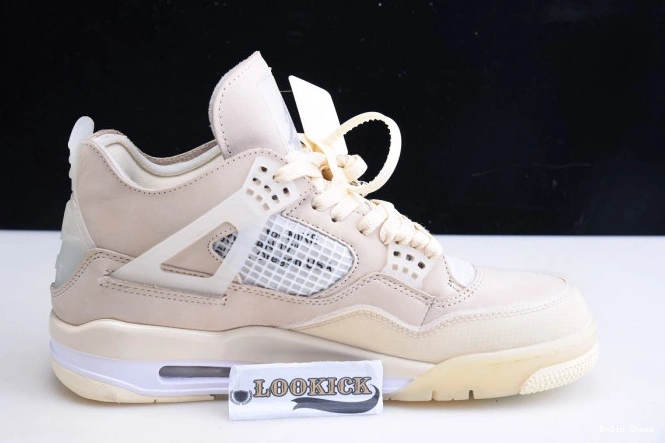 Bmlin Shoes x Off-White CV9388-100 4 Air Jordan Sail 0702